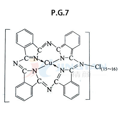 顏料綠7分子式